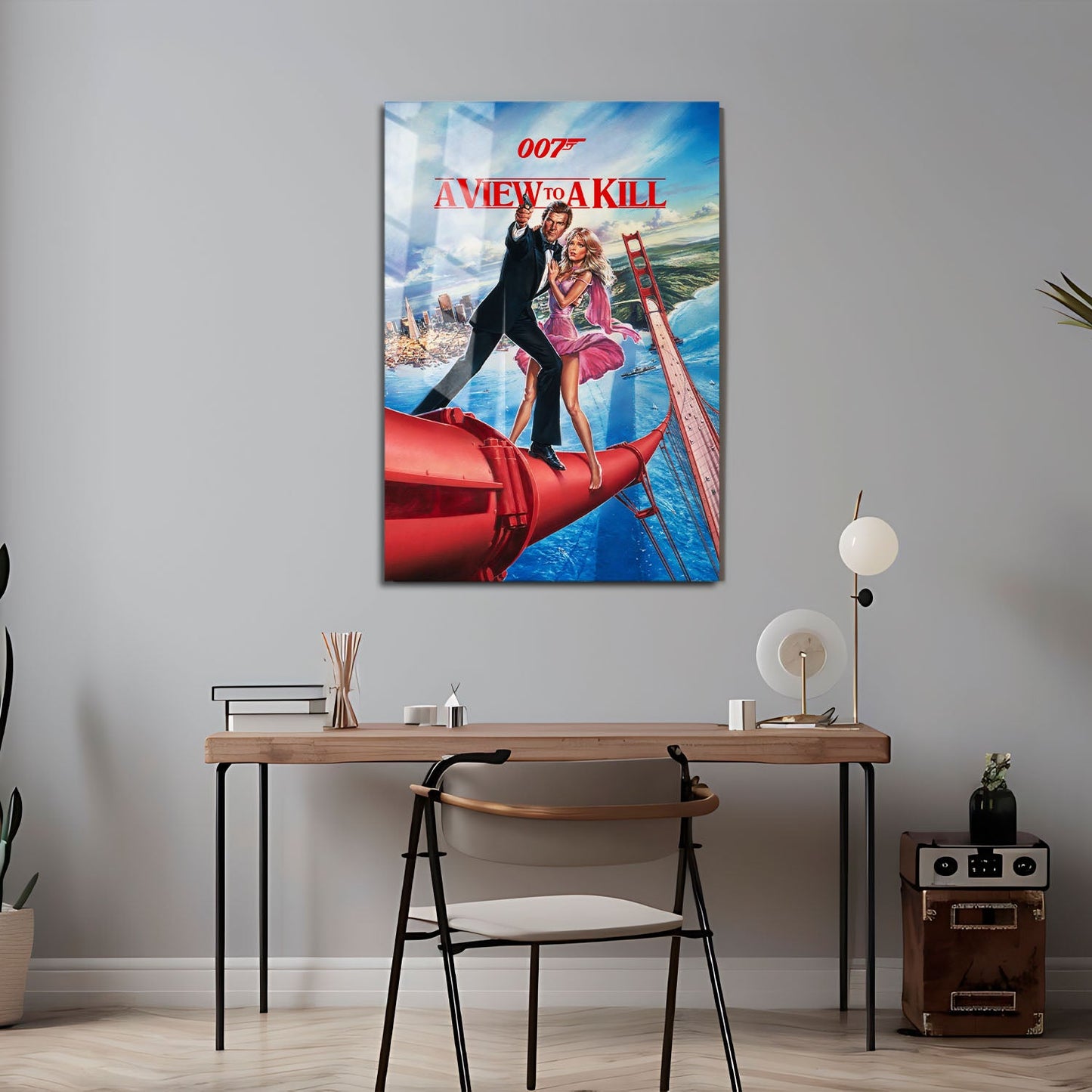 Flex Designs Metal Poster A View to a Kill 24 x 36" Home Goods - Movie 1985 Movie Metal Poster