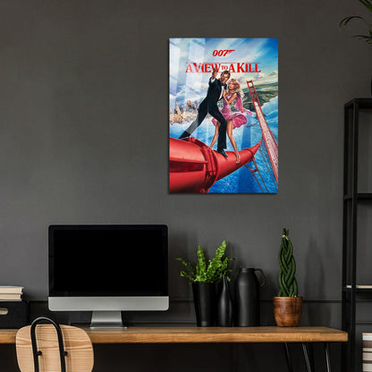 Flex Designs Metal Poster A View to a Kill 5 x 7" Home Goods - Movie 1985 Movie Metal Poster