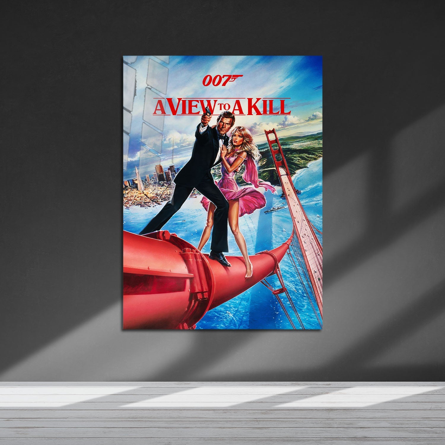Flex Designs Metal Poster A View to a Kill 5 x 7" Home Goods - Movie 1985 Movie Metal Poster