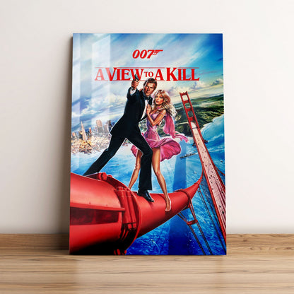 A View to a Kill Movie Metal Poster