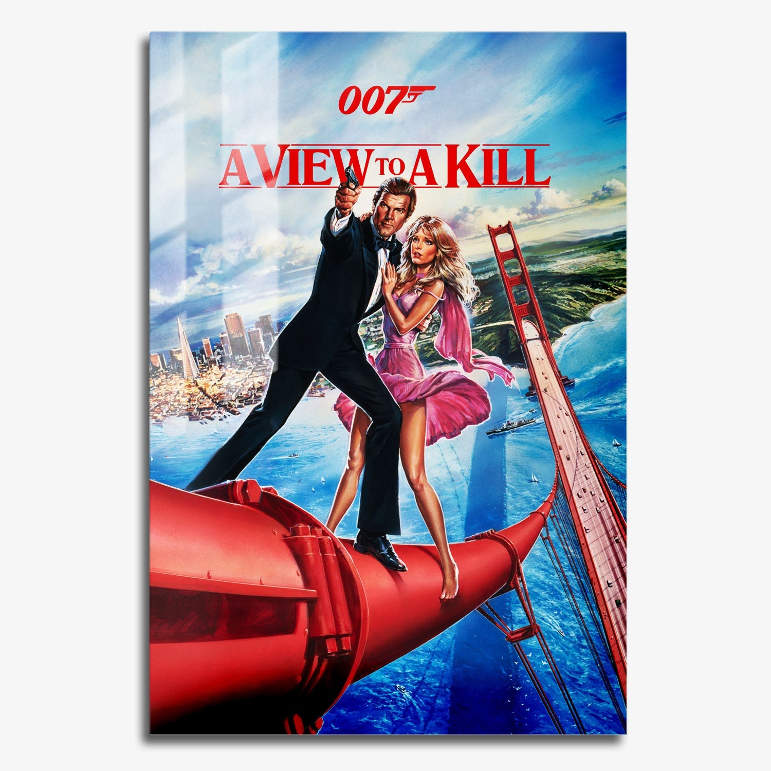 Flex Designs Metal Poster A View to a Kill 11 x 17" Home Goods - Movie 1985 Movie Metal Poster