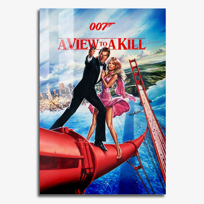 Flex Designs Metal Poster A View to a Kill 11 x 17" Home Goods - Movie 1985 Movie Metal Poster