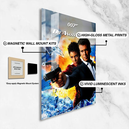 Flex Designs Metal Poster Die Another Day 16 x 24" Home Goods - Movie 2002 Movie Metal Poster