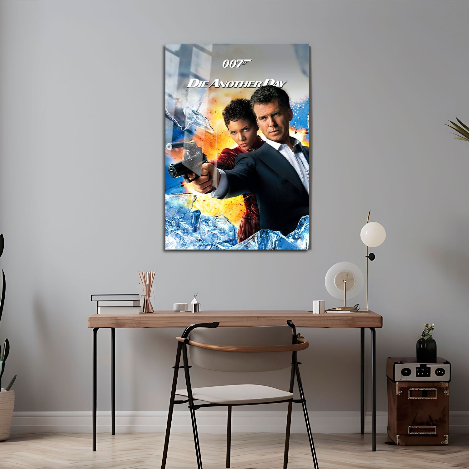 Flex Designs Metal Poster Die Another Day 24 x 36" Home Goods - Movie 2002 Movie Metal Poster