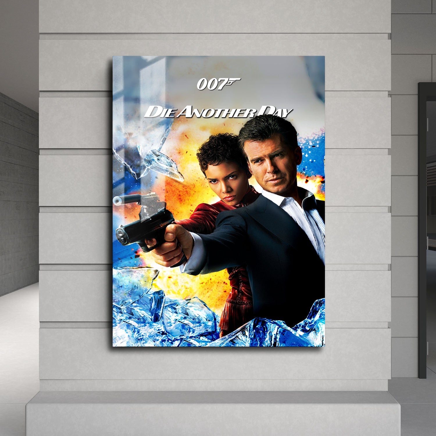 Flex Designs Metal Poster Die Another Day 24 x 36" Home Goods - Movie 2002 Movie Metal Poster