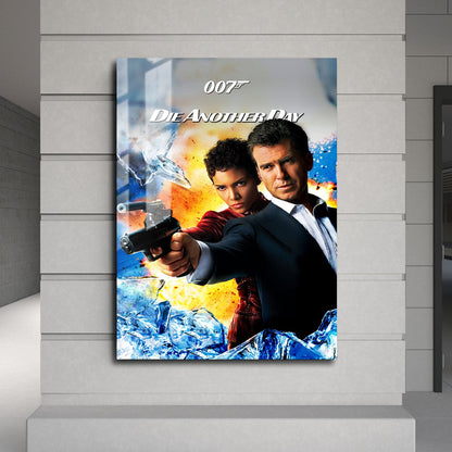 Flex Designs Metal Poster Die Another Day 24 x 36" Home Goods - Movie 2002 Movie Metal Poster