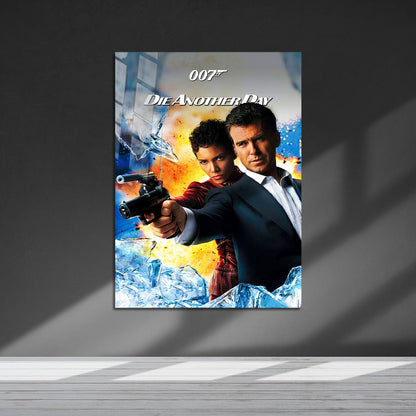 Flex Designs Metal Poster Die Another Day 5 x 7" Home Goods - Movie 2002 Movie Metal Poster