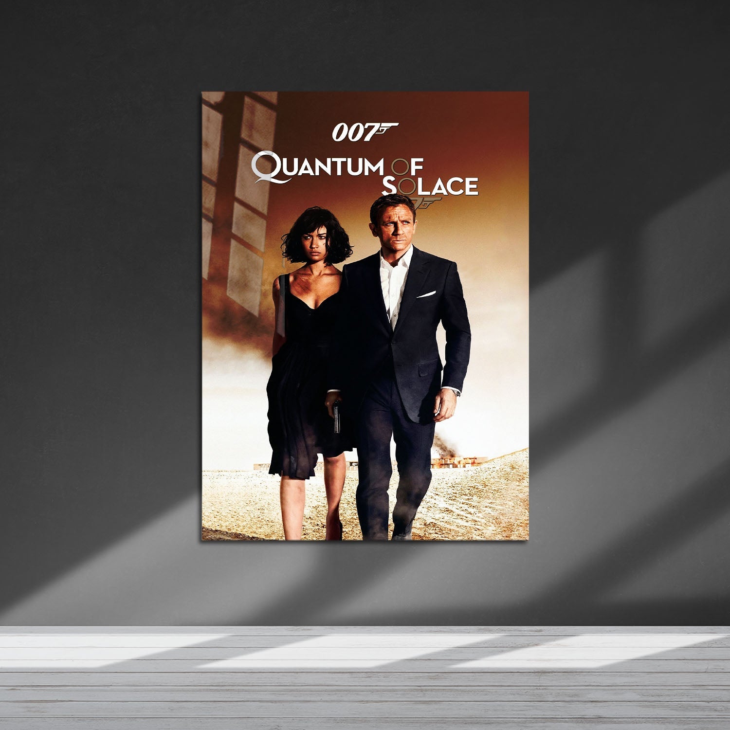 Flex Designs Metal Poster Quantum of Solace 5 x 7" Home Goods - Movie 2008 Movie Metal Poster
