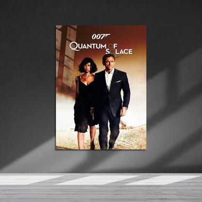 Flex Designs Metal Poster Quantum of Solace 5 x 7" Home Goods - Movie 2008 Movie Metal Poster