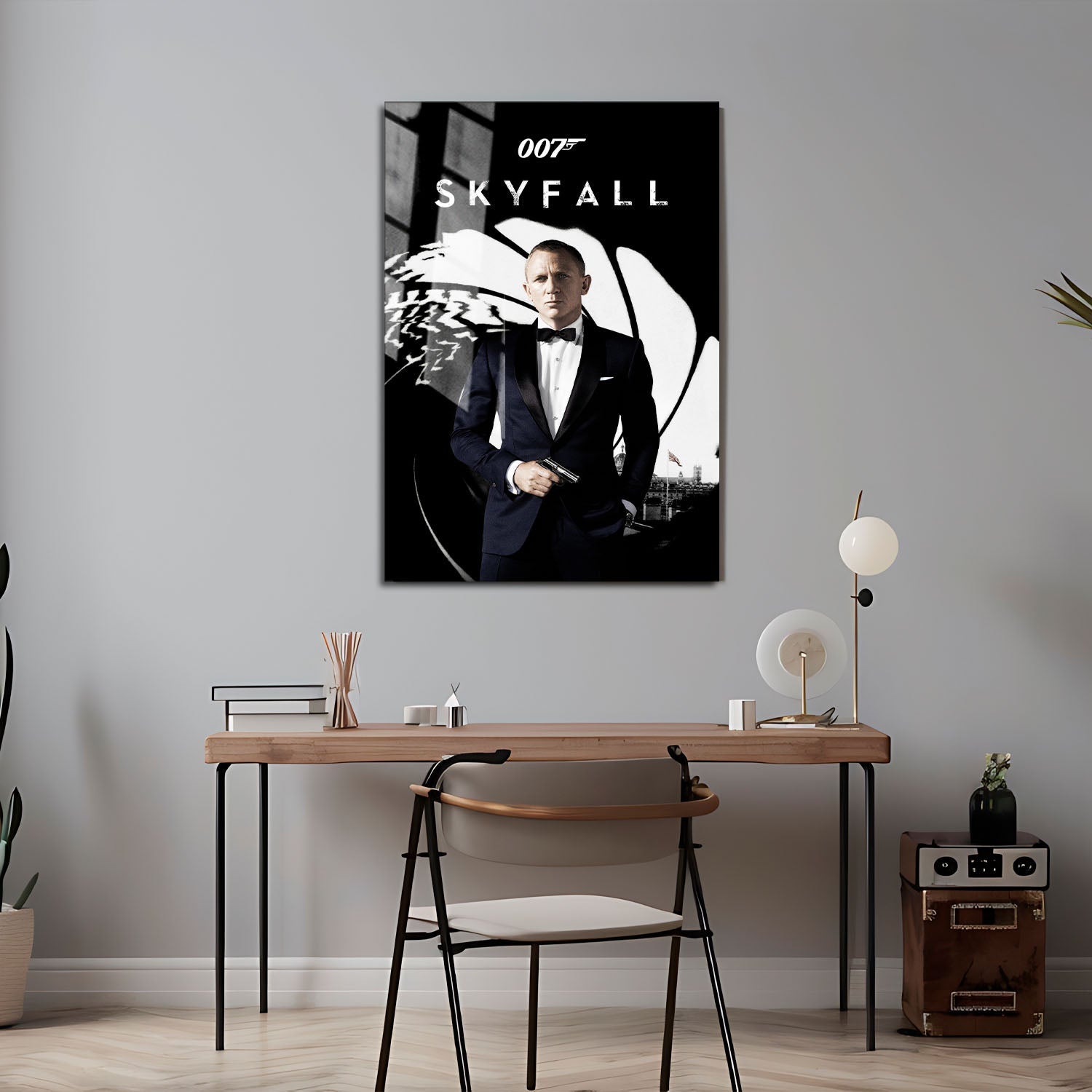 Flex Designs Metal Poster Skyfall 24 x 36" Home Goods - Movie 2012 Movie Metal Poster