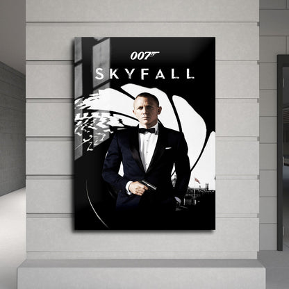 Flex Designs Metal Poster Skyfall 24 x 36" Home Goods - Movie 2012 Movie Metal Poster