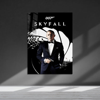 Flex Designs Metal Poster Skyfall 5 x 7" Home Goods - Movie 2012 Movie Metal Poster
