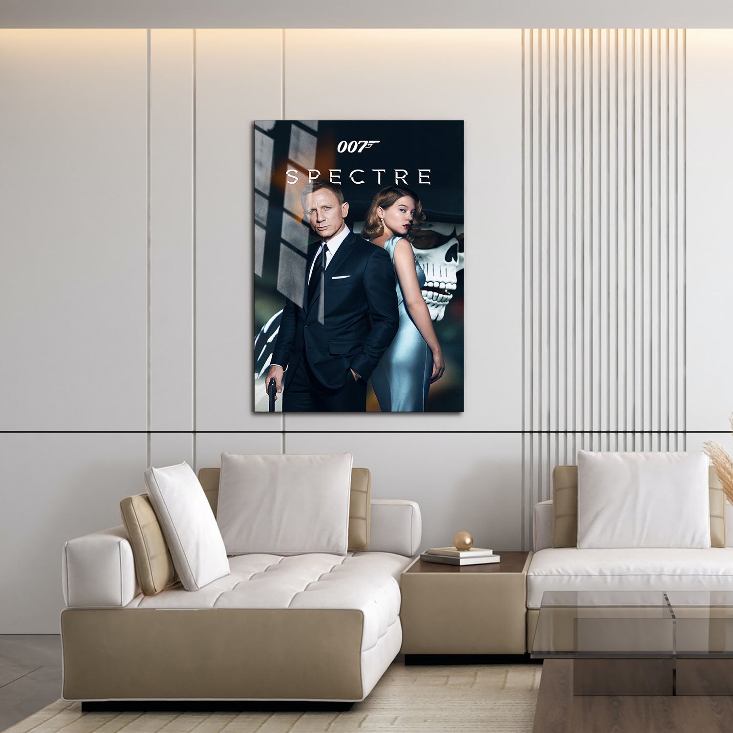Flex Designs Metal Poster Spectre 16 x 24" Home Goods - Movie 2015 Movie Metal Poster