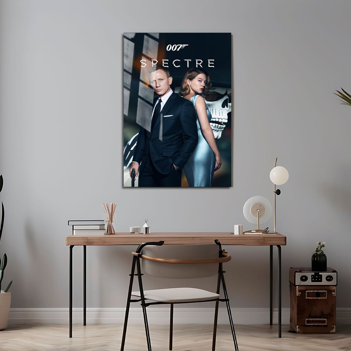 Flex Designs Metal Poster Spectre 24 x 36" Home Goods - Movie 2015 Movie Metal Poster
