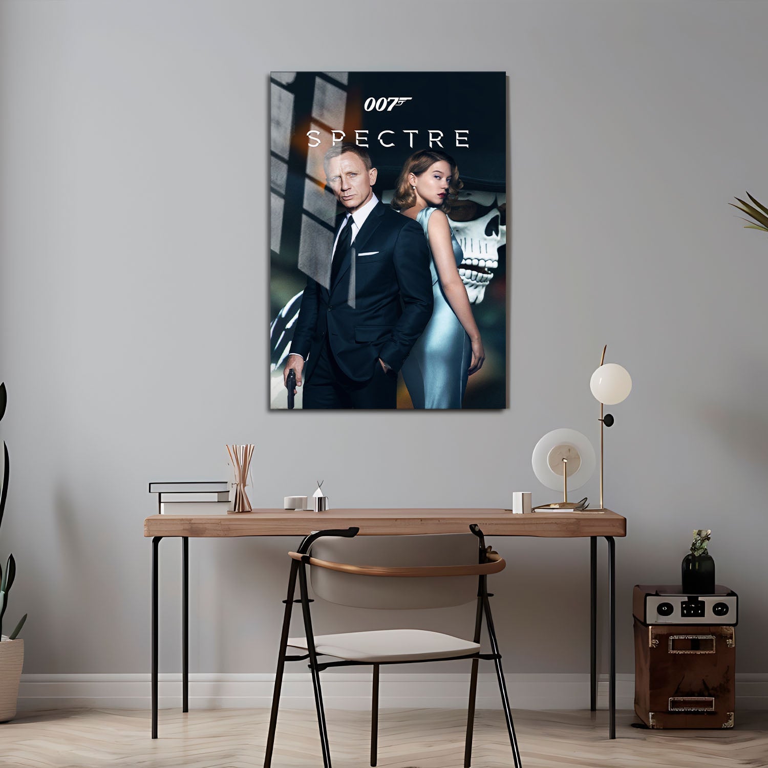 Flex Designs Metal Poster Spectre 24 x 36" Home Goods - Movie 2015 Movie Metal Poster