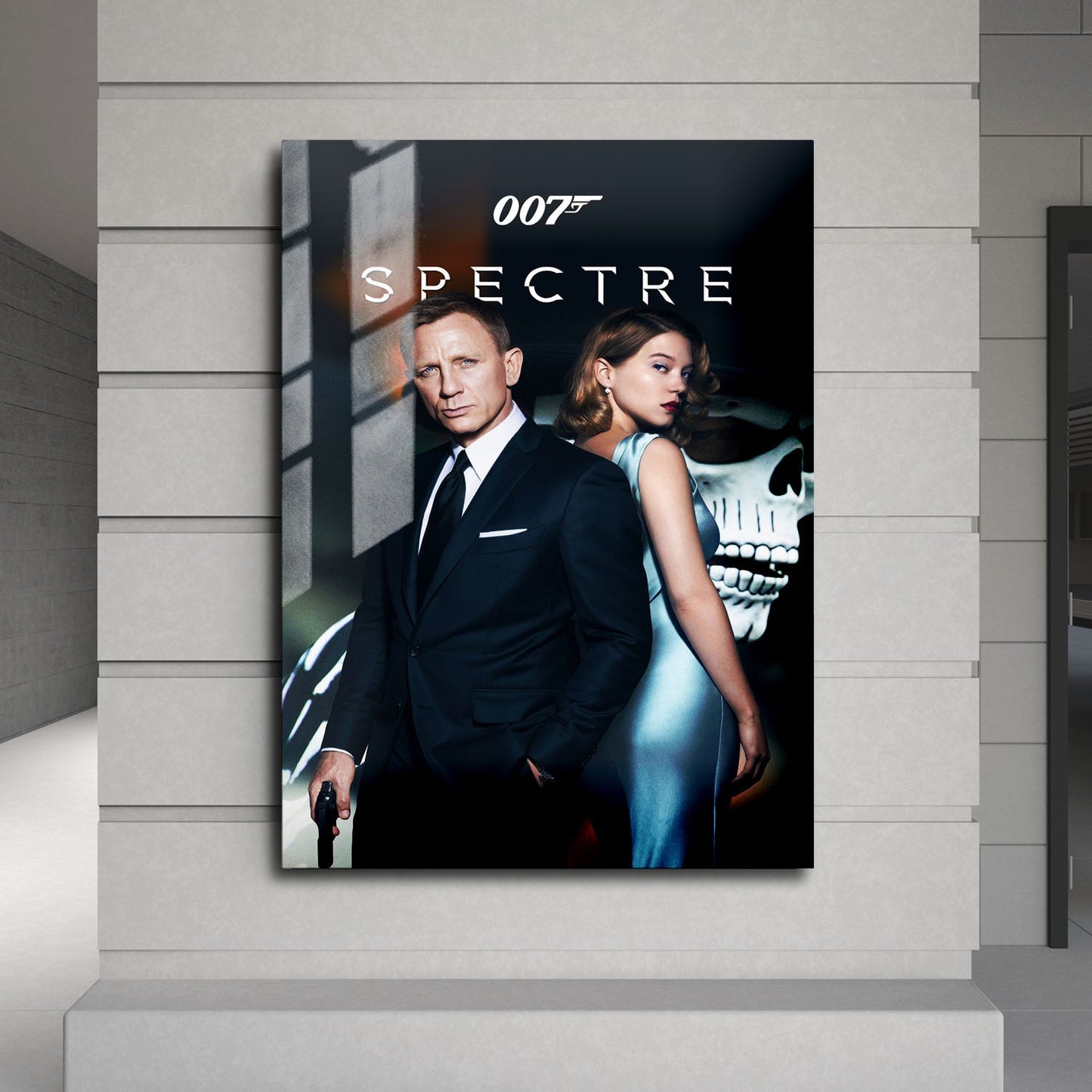 Flex Designs Metal Poster Spectre 24 x 36" Home Goods - Movie 2015 Movie Metal Poster