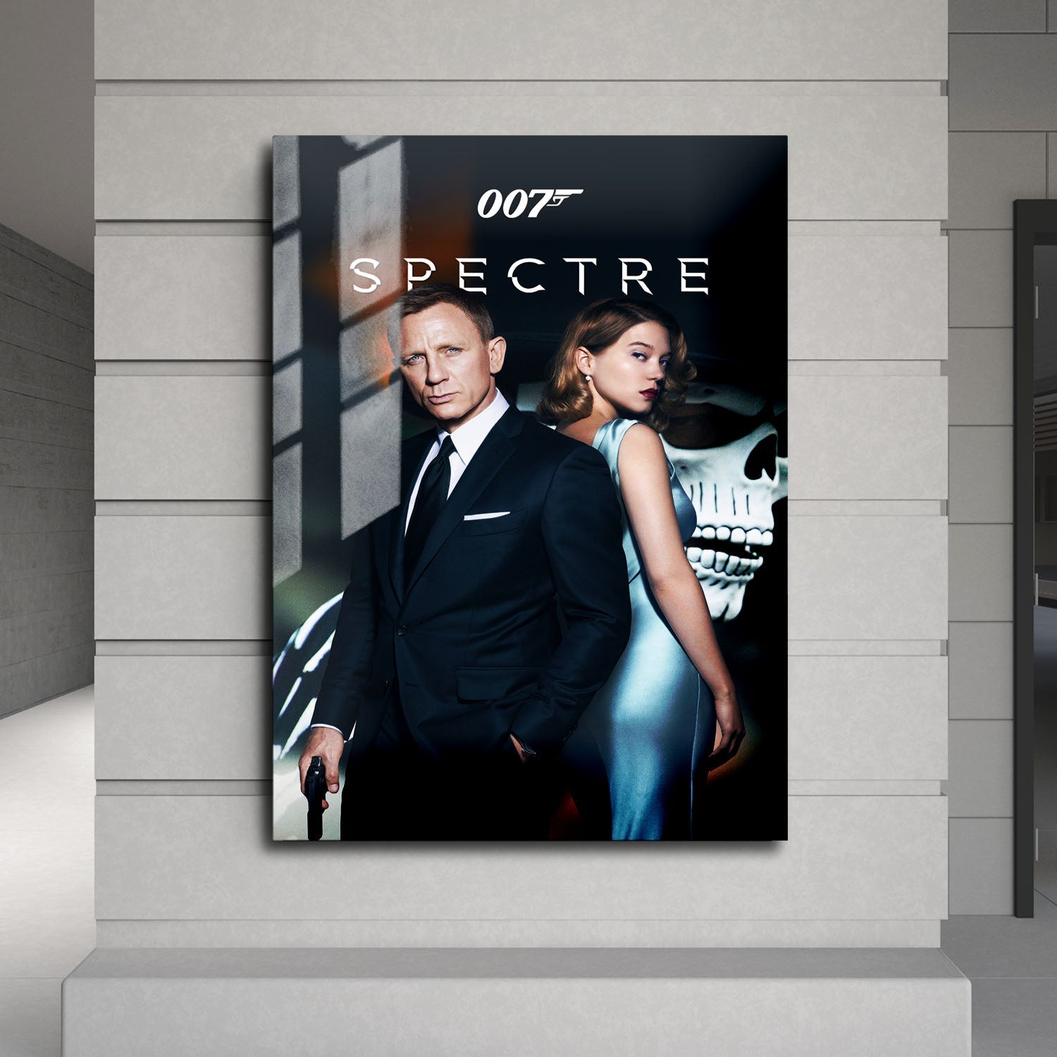 Flex Designs Metal Poster Spectre 24 x 36" Home Goods - Movie 2015 Movie Metal Poster