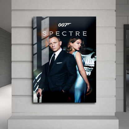 Flex Designs Metal Poster Spectre 24 x 36" Home Goods - Movie 2015 Movie Metal Poster