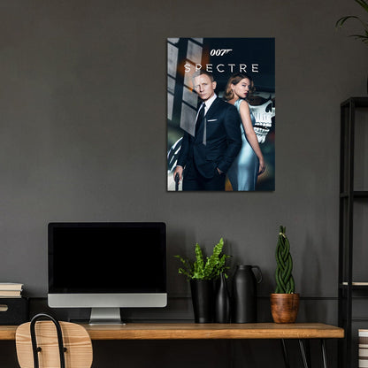 Flex Designs Metal Poster Spectre 5 x 7" Home Goods - Movie 2015 Movie Metal Poster