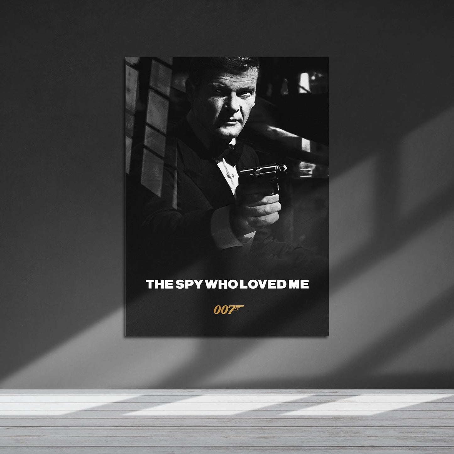 Flex Designs Metal Poster The Spy Who Loved Me B&W 5 x 7" Home Goods - Movie 1977 Movie Metal Poster