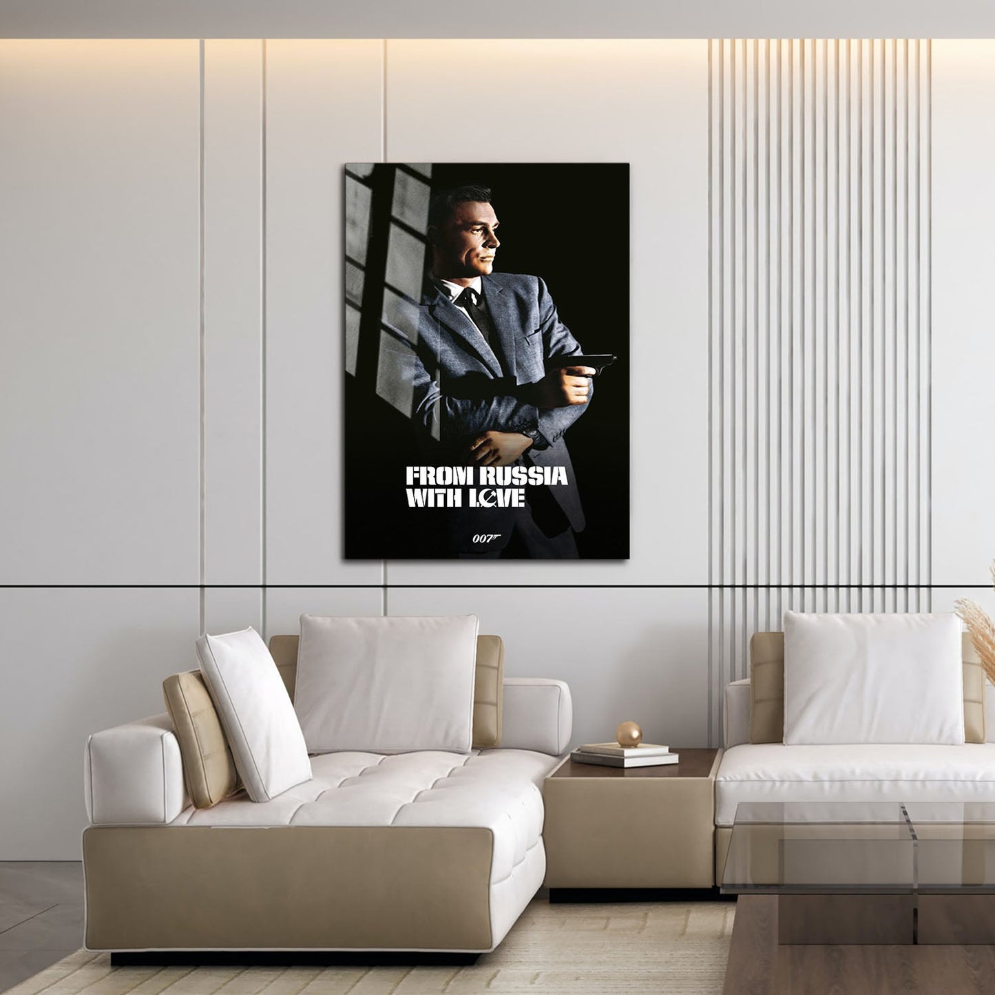 Flex Designs Metal Poster From Russia with Love Classic 16 x 24" Home Goods - Movie 1963 Movie Metal Poster