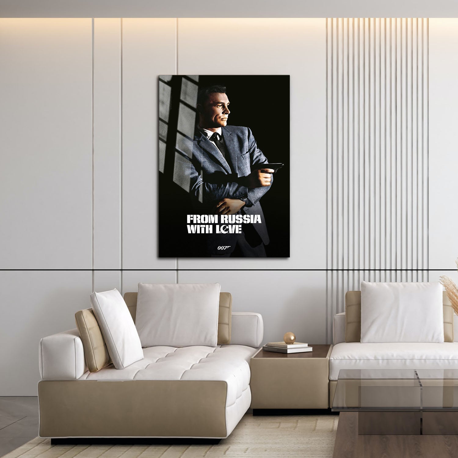 Flex Designs Metal Poster From Russia with Love Classic 16 x 24" Home Goods - Movie 1963 Movie Metal Poster