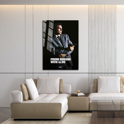 Flex Designs Metal Poster From Russia with Love Classic 16 x 24" Home Goods - Movie 1963 Movie Metal Poster