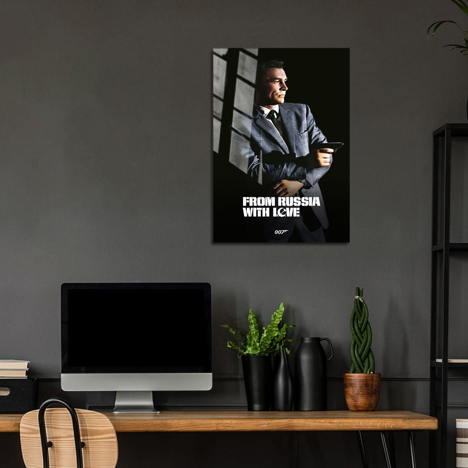 Flex Designs Metal Poster From Russia with Love Classic 5 x 7" Home Goods - Movie 1963 Movie Metal Poster