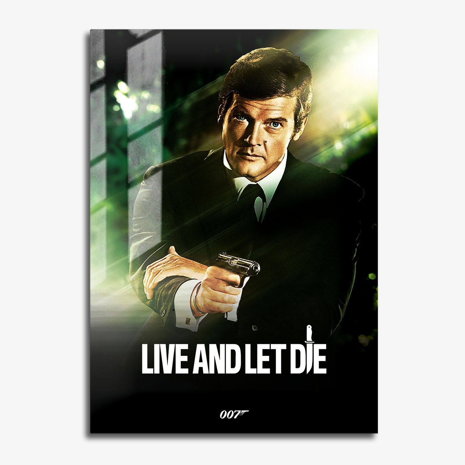 Flex Designs Metal Poster Live and Let Die Classic 11 x 17" Home Goods - Movie 1973 Movie Metal Poster