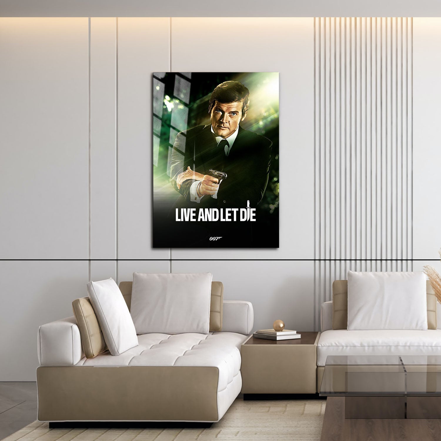 Flex Designs Metal Poster Live and Let Die Classic 16 x 24" Home Goods - Movie 1973 Movie Metal Poster