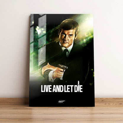 Live and Let Die Classic Movie Metal Poster
