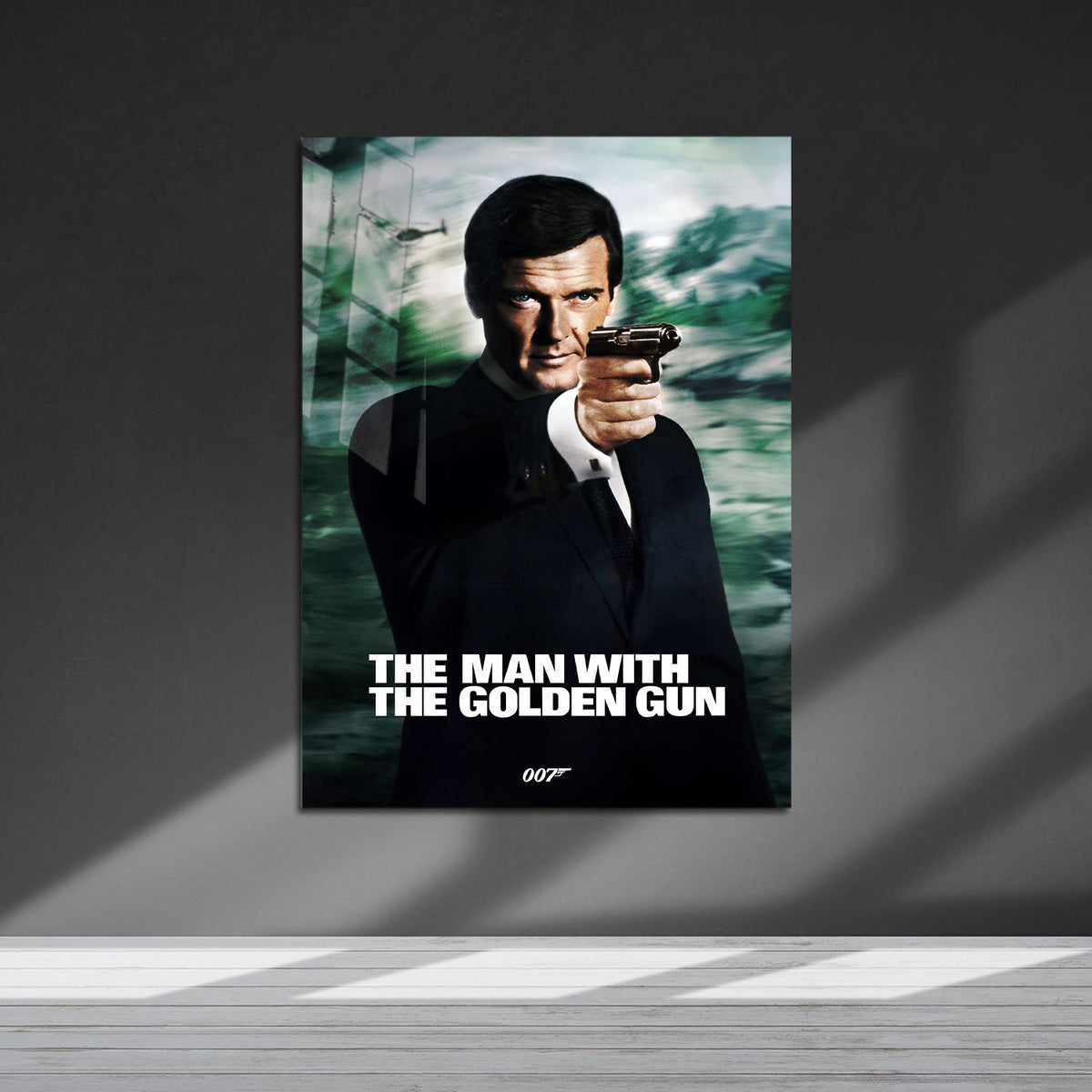 Flex Designs Metal Poster The Man with the Golden Gun Classic 5 x 7" Home Goods - Movie 1974 Movie Metal Poster