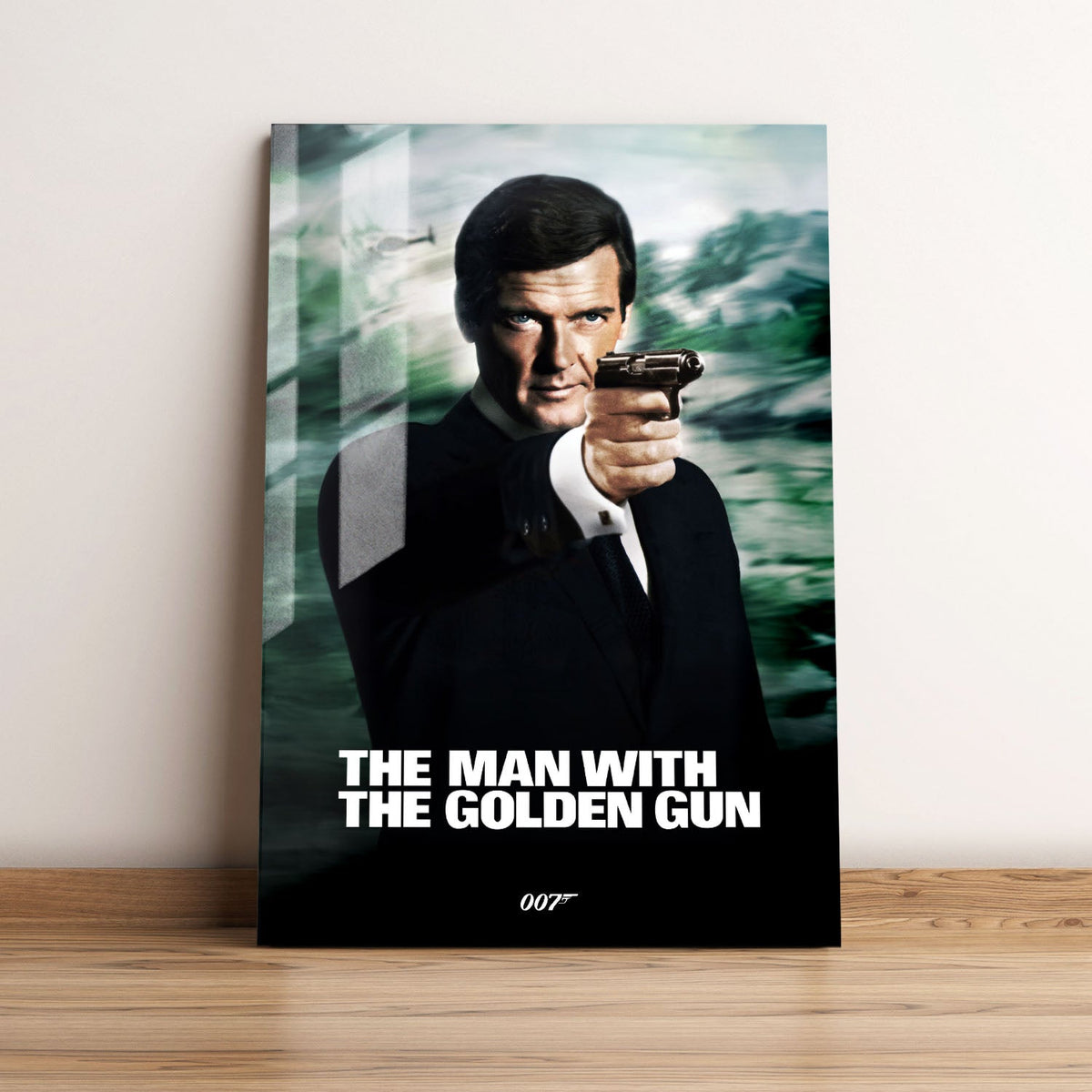 The Man with the Golden Gun Classic Movie Metal Poster