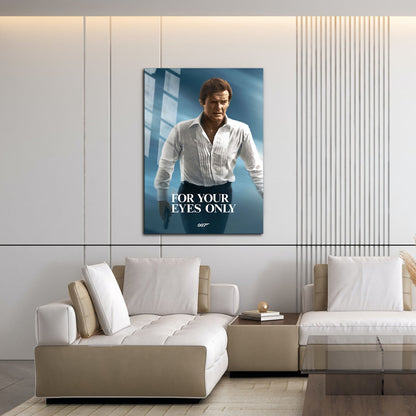 Flex Designs Metal Poster For Your Eyes Only Classic 16 x 24" Home Goods - Movie 1981 Movie Metal Poster