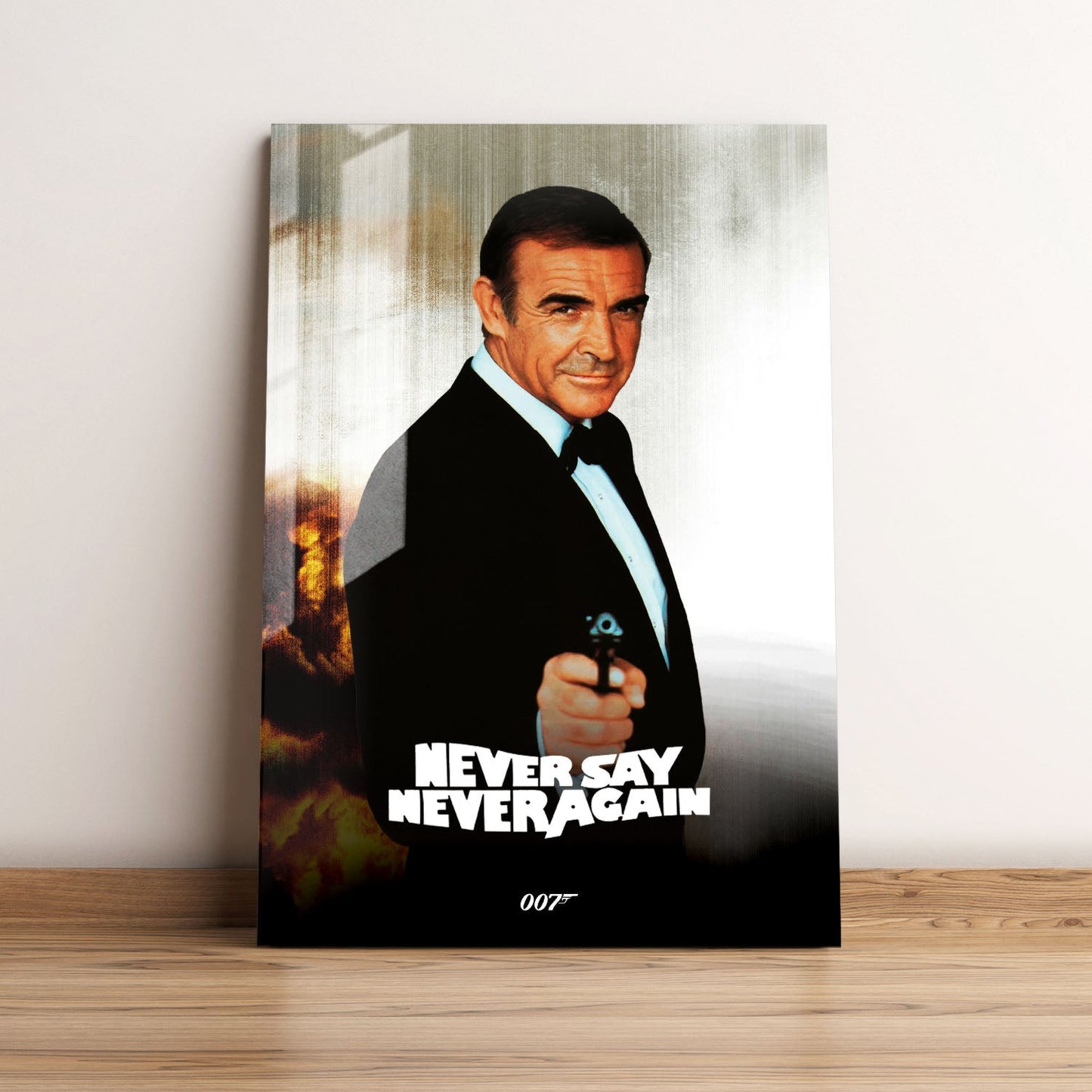 Never Say Never Again Classic Movie Metal Poster