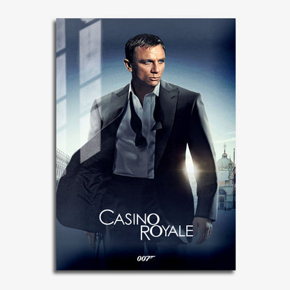 Flex Designs Metal Poster Casino Royale 2006 Classic 11 x 17" Home Goods - Movie 2006 Movie Metal Poster