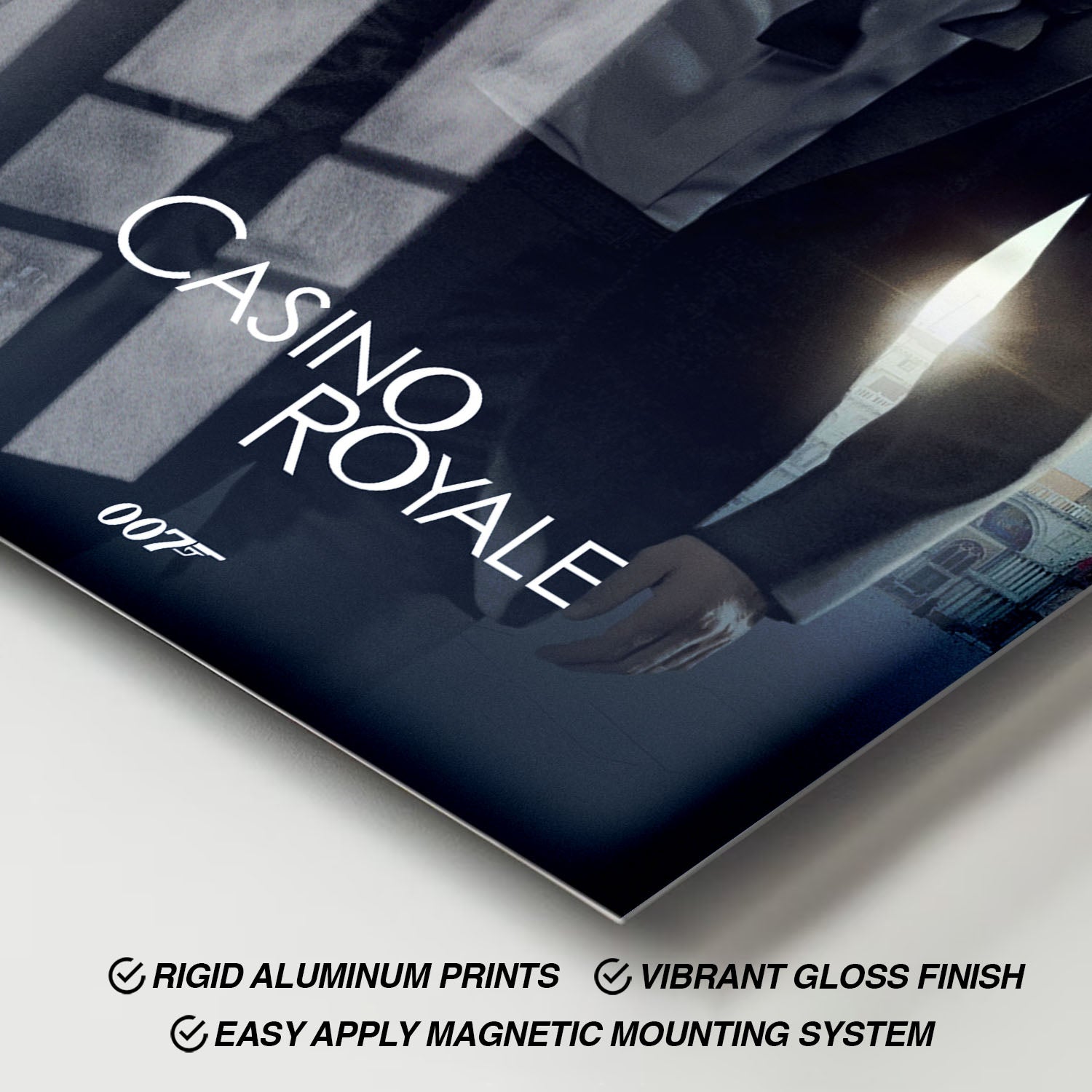 Flex Designs Metal Poster Casino Royale 2006 Classic 11 x 17" Home Goods - Movie 2006 Movie Metal Poster