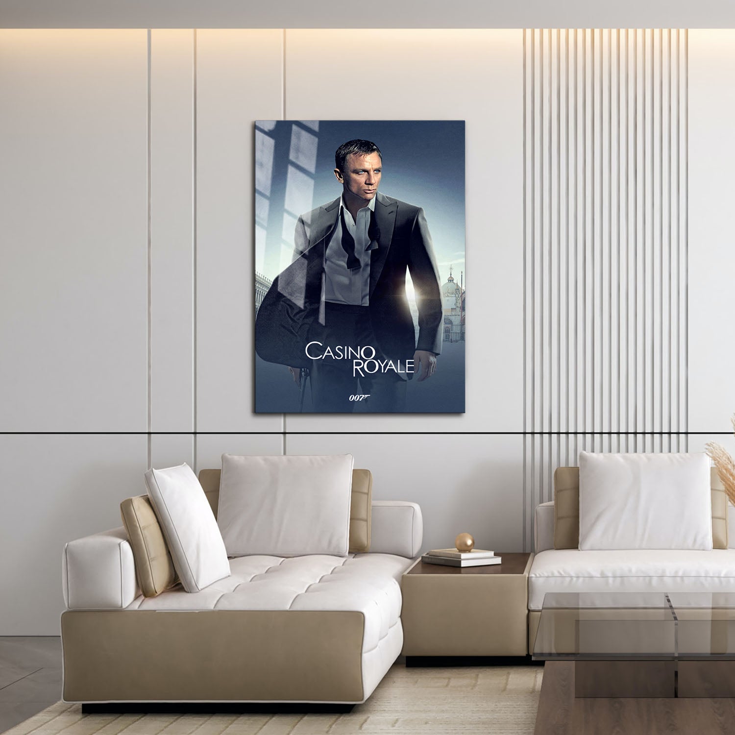 Flex Designs Metal Poster Casino Royale 2006 Classic 16 x 24" Home Goods - Movie 2006 Movie Metal Poster