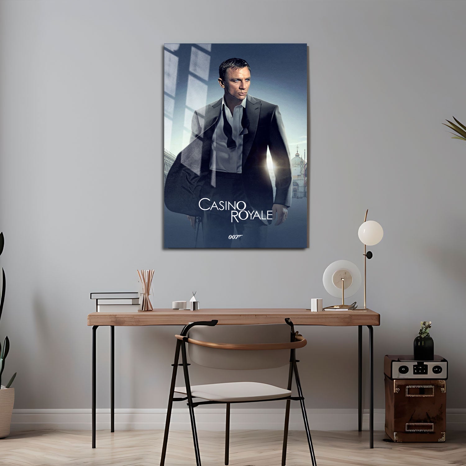 Flex Designs Metal Poster Casino Royale 2006 Classic 24 x 36" Home Goods - Movie 2006 Movie Metal Poster