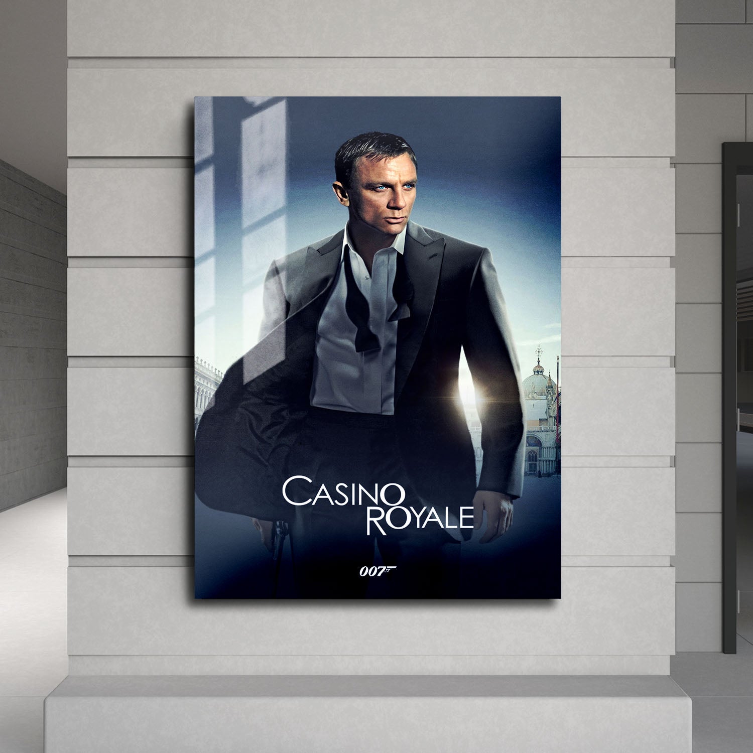 Flex Designs Metal Poster Casino Royale 2006 Classic 24 x 36" Home Goods - Movie 2006 Movie Metal Poster