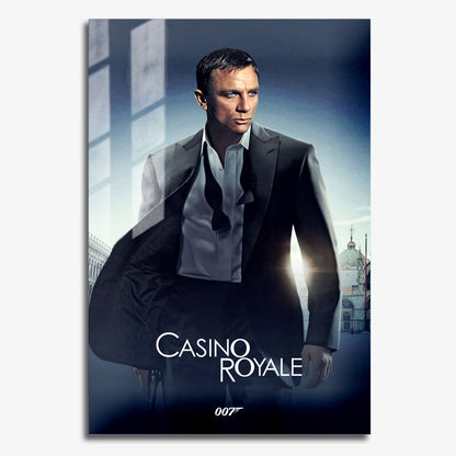Flex Designs Metal Poster Casino Royale 2006 Classic 11 x 17" Home Goods - Movie 2006 Movie Metal Poster