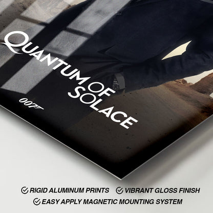 Flex Designs Metal Poster Quantum of Solace Classic 11 x 17" Home Goods - Movie 2008 Movie Metal Poster