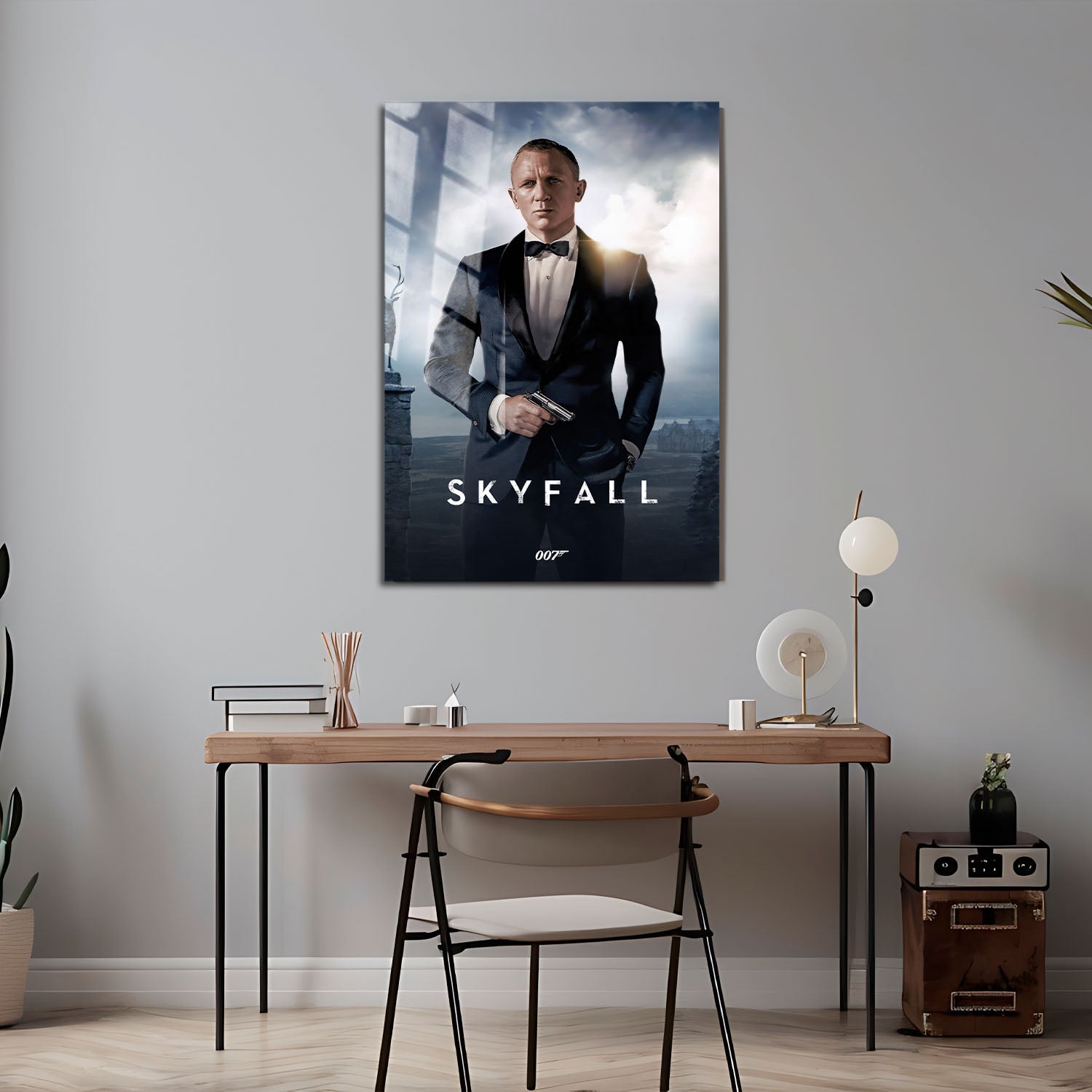 Flex Designs Metal Poster Skyfall Classic 24 x 36" Home Goods - Movie 2012 Movie Metal Poster