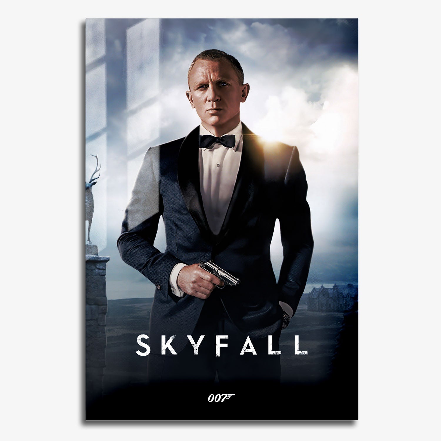 Flex Designs Metal Poster Skyfall Classic 11 x 17" Home Goods - Movie 2012 Movie Metal Poster