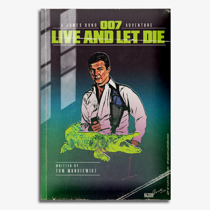 Flex Designs Metal Poster Live and Let Die Minimalist 11 x 17" Home Goods - Movie 1973 Movie Metal Poster