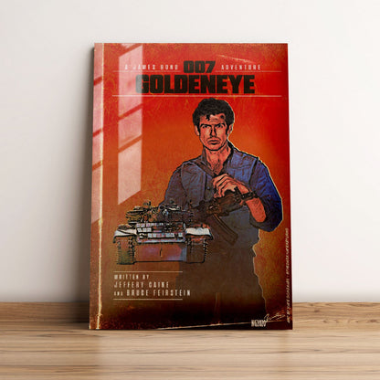 GoldenEye Minimalist Movie Metal Poster