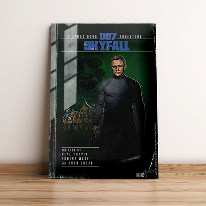 Skyfall Minimalist Movie Metal Poster