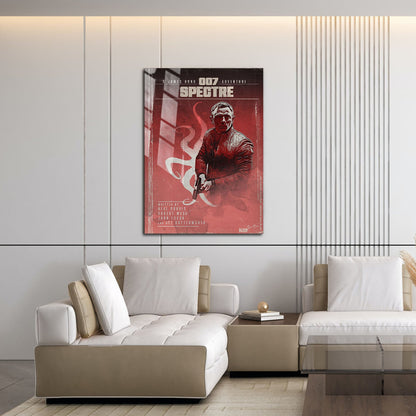 Flex Designs Metal Poster Spectre Minimalist 16 x 24" Home Goods - Movie 2015 Movie Metal Poster