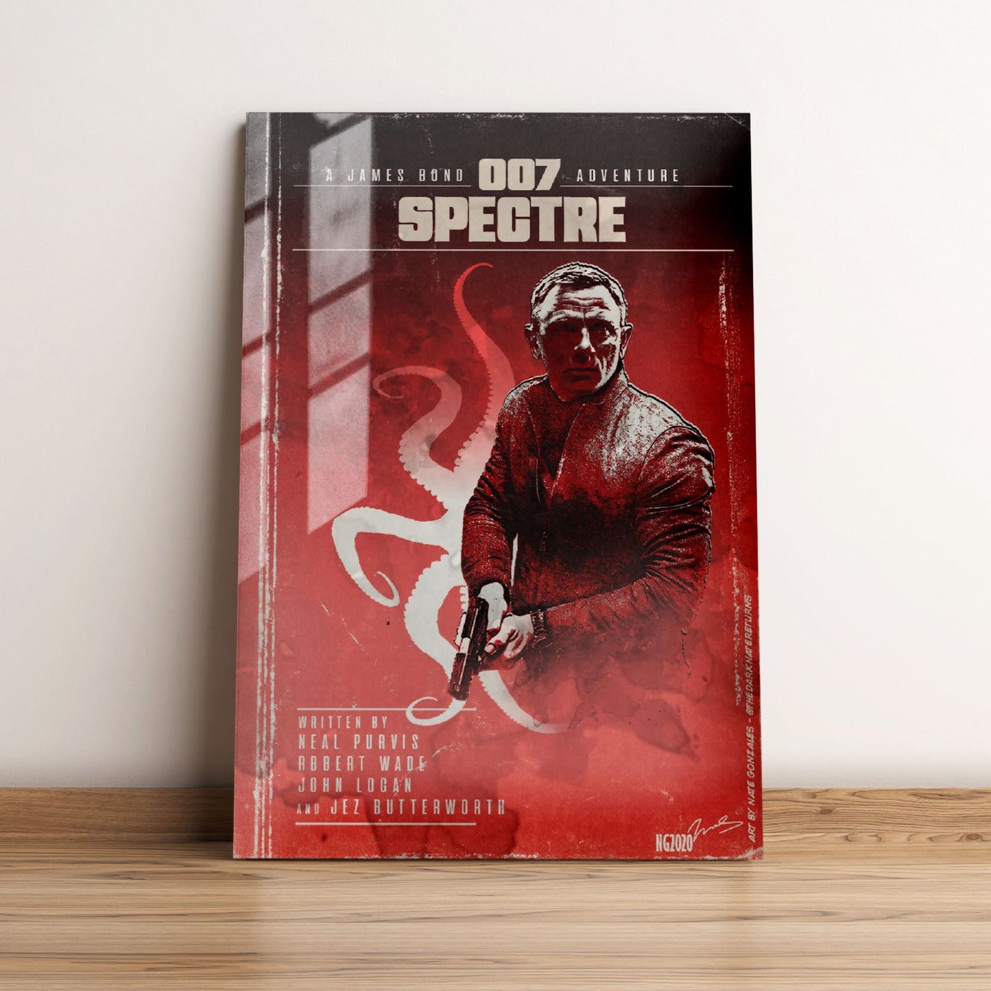 Spectre Minimalist Movie Metal Poster