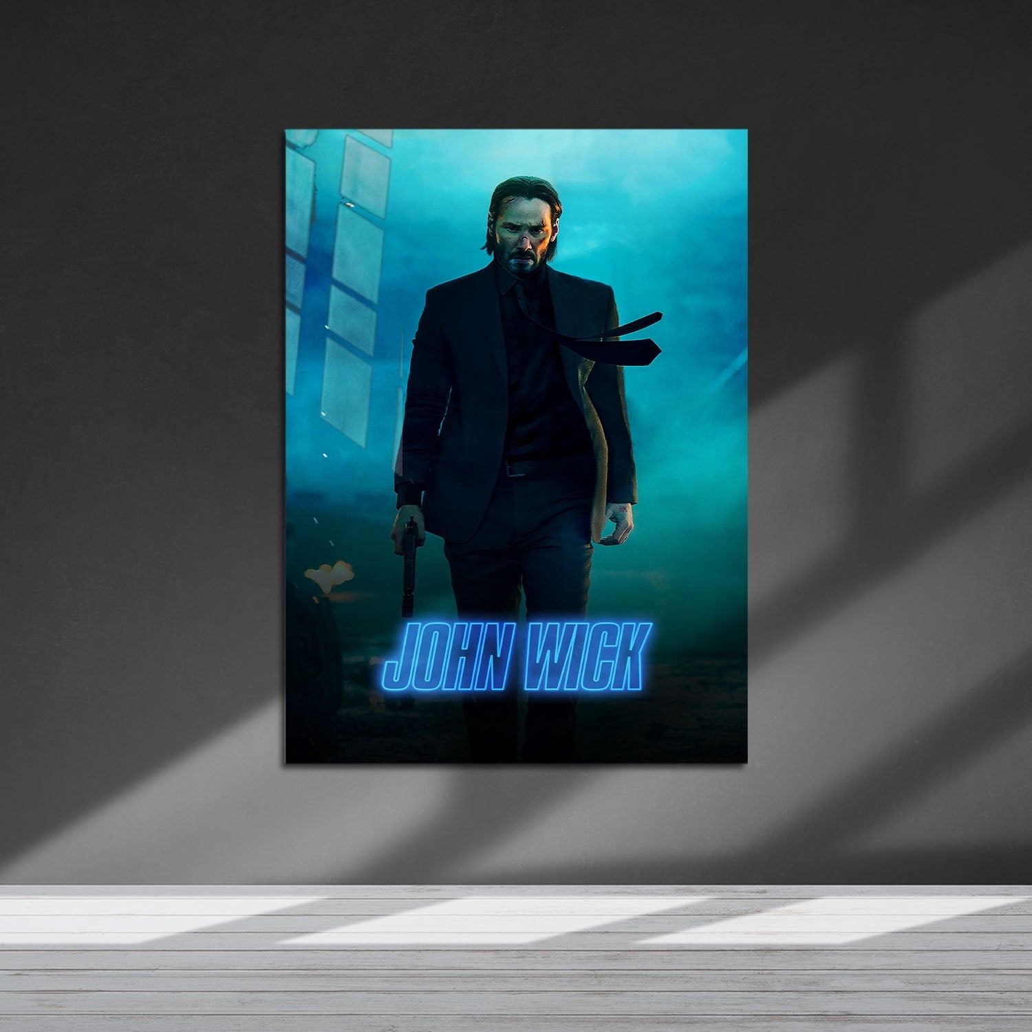 Flex Designs Metal Poster John Wick Classic 5 x 7" Home Goods - Movie 2014 Movie Metal Poster